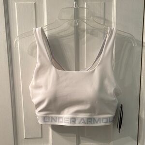 Under Armour White Sports Bra